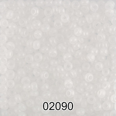 Бисер Preciosa круглый 10/0, 2.3 мм, 500 г, 02090 (Ф089) белый