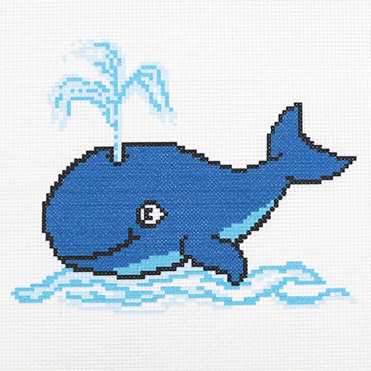 Схема вышивки кит
