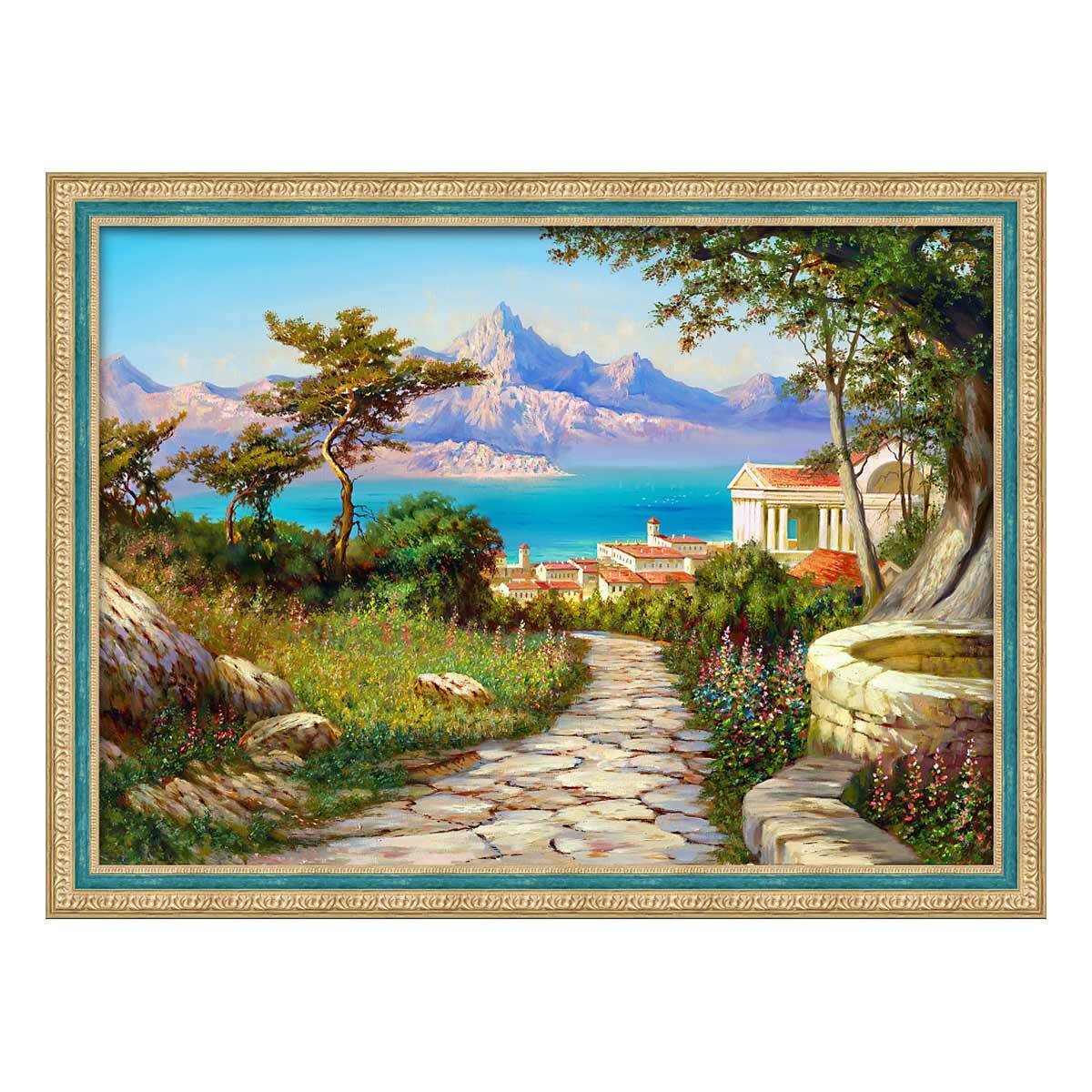Картина мозаика алмазная море