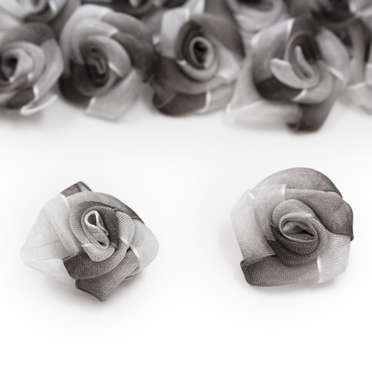 Fabric Flower Pins