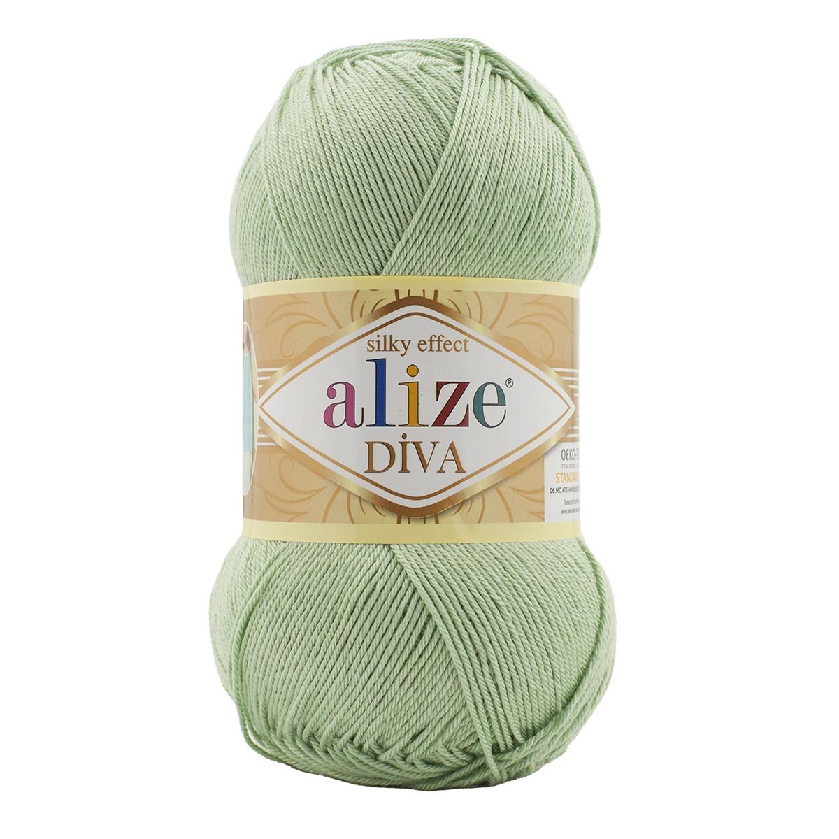Пряжа Alize (Ализе) Diva, 5х100г, 350м, 853 зелёный – купить оптом и врозницу от 0.0 руб.