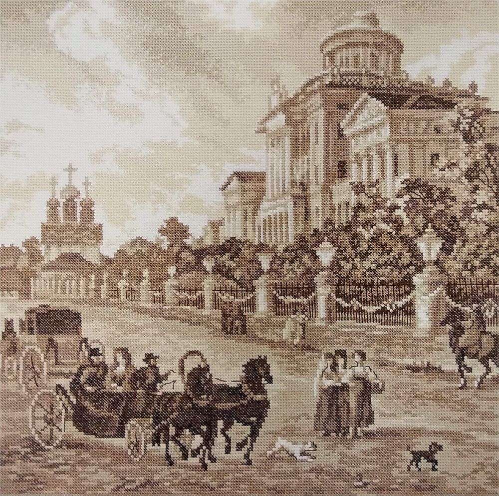 Набор для вышивания Panna, Старая Москва. Дом Пашкова, 41,5x41,5 см,  PD-1969 купить в ШвейСклад