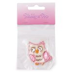 Термоаппликация Сова, 4.3х4.5см, Hobby&Pro