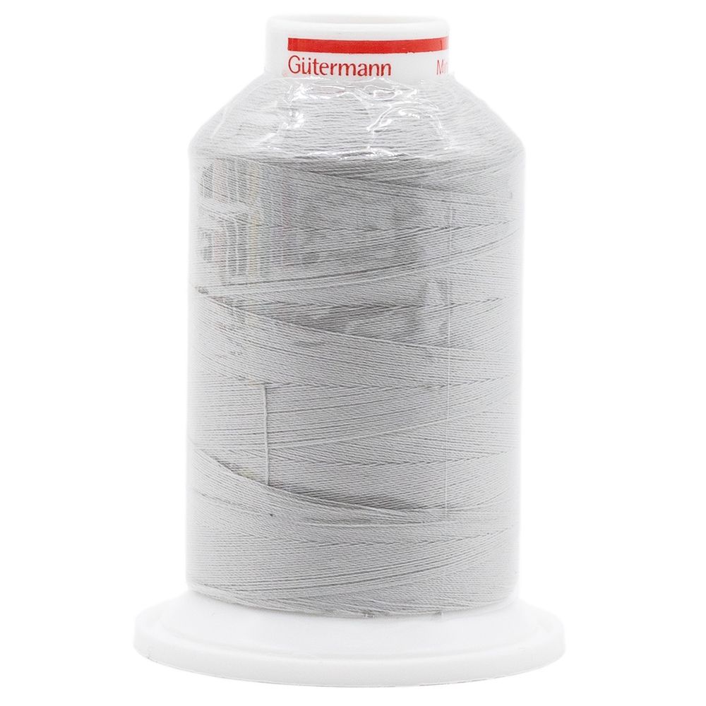 Нитки оверлочные Gutermann Miniking, 1000м, 038 св.серый, 5 катушек