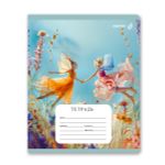 Тетрадь ученическая школьная, выборочные блёстки, A5+ 24 л. на скобе 65 г/м², белизна 100 %, 15 шт, клетка, 01131 Красота природы, Светоч Т84