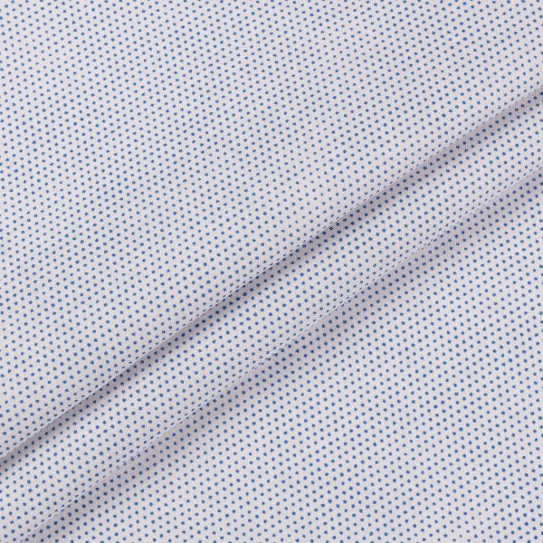 Ткань для пэчворка Peppy Бабушкин сундучок 100х112 см, 140±5 г/м², БС-36 мл.горох бл.бл.розовый/синий