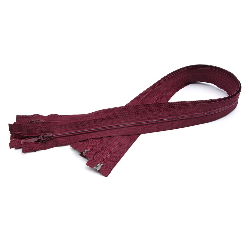 Молния спираль (витая) Arta Т5 (5 мм) 1 зам., разъем., 70 см, цв. 021 бордовый, уп.5 шт