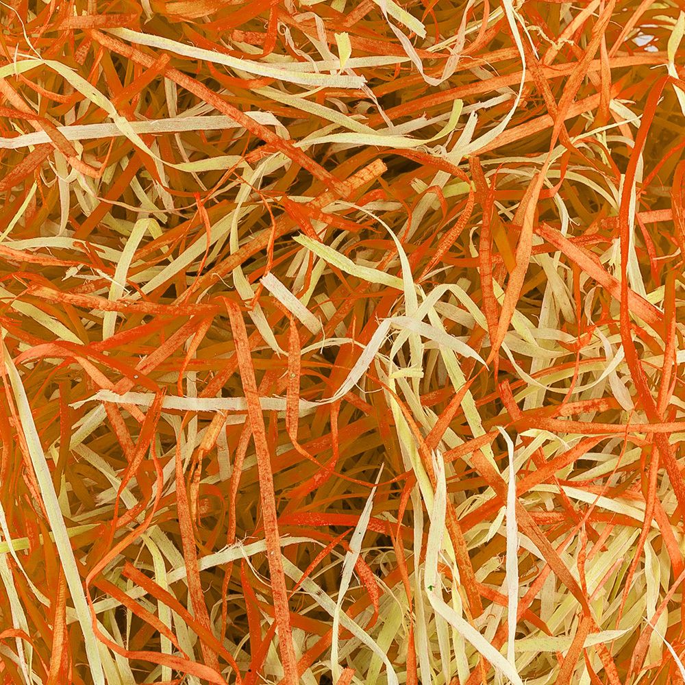 Наполнитель декоративный Трава MIX 80 г,±5 г, оранжевый, Blumentag BDW-80