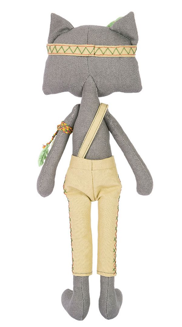 Набор для шитья игрушки Енот-индеец Лони 39 см, Miadolla P-0312