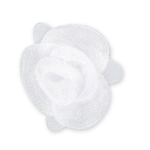 Цветок розочка мелкая, 9 шт, №071 белый, Blitz 25 Р