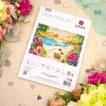 Набор для вышивания нитками Luca-S, Тропическое лето, 43х29см