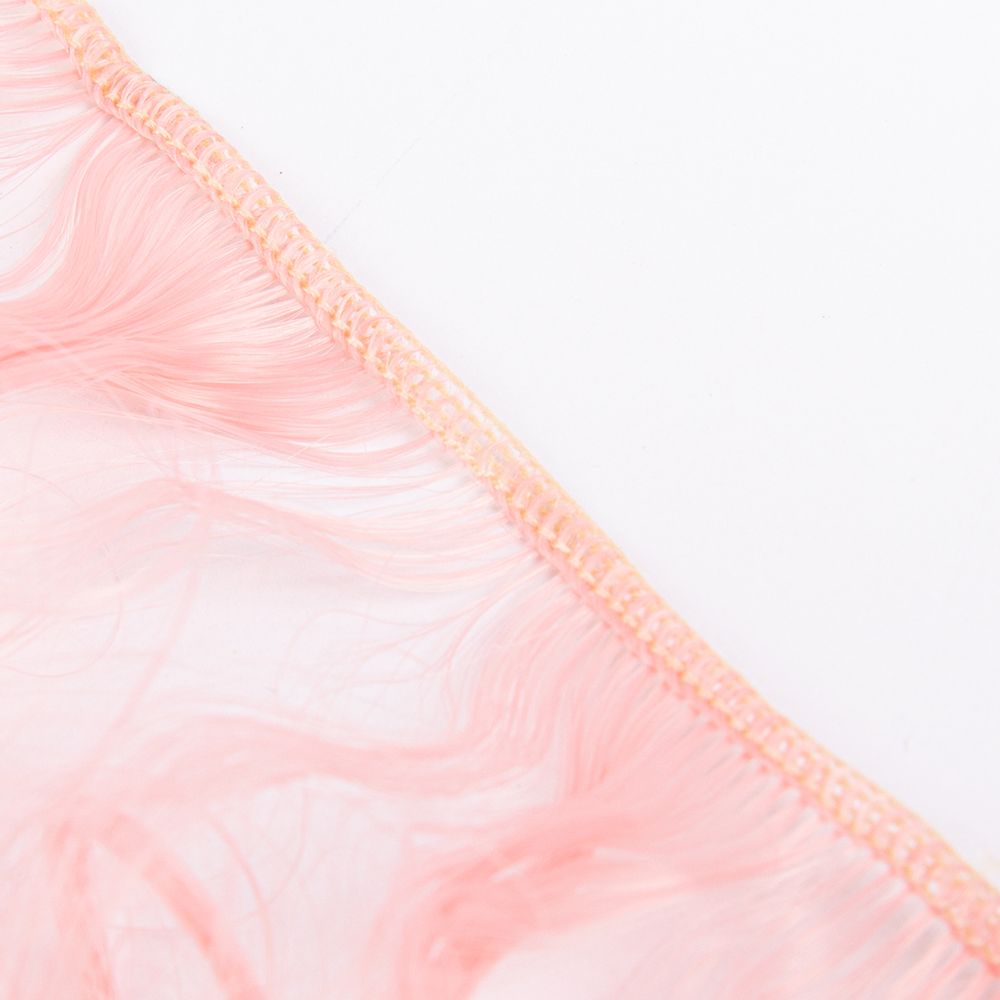 Трессы для кукол 15 см, 100 см, 27 г, 30 св.розовый, HobbyBe HAR-9