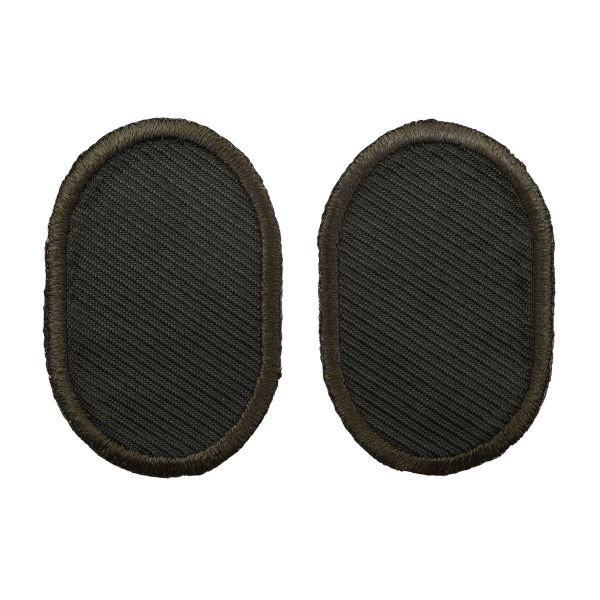 Термоаппликация Овал 5,5х8,5см, уп. 2 шт, цв.хаки