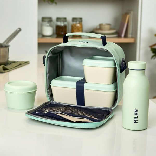 Термосумка для ланч-бокса (3 бокса в комплекте) 3,5л 23х20х11см см, 08806SNCGR, Milan 08806SNCGR