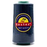 Нитки универсальные Bestex 50/2, 4570 м (5000 ярд) / 1 кат., 097 темный джинсовый