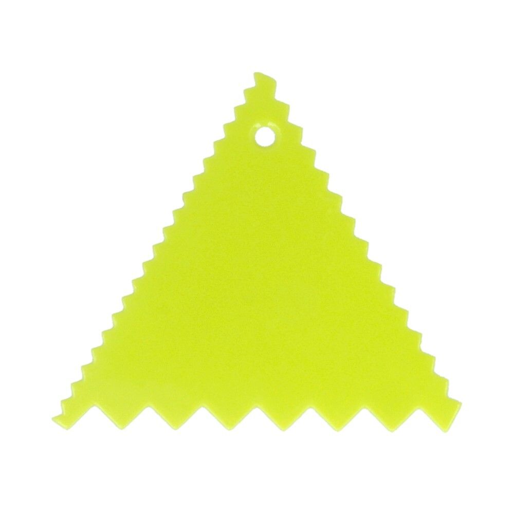 Кондитерский скребок 9х9 см, треугольный, S-Chief SHF-0026