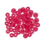 Кнопка рубашечная установочная пластик ⌀12 мм, 500 шт, 010 ярко розовый, Micron POM-12/500