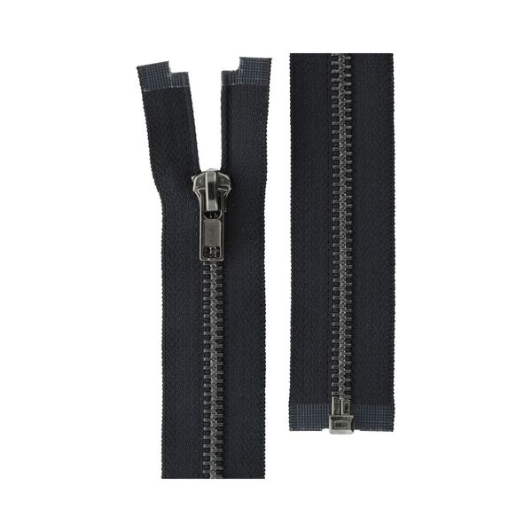 Молния металл Т5 (5 мм) 1 зам., разъем., 40 см, оксид, 320 черно-синий, ZIP 5B Gamma, 10 шт