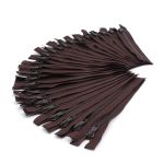 Молния трактор Arta Т6 (6 мм) 1 зам., н/раз., 18 см, ОПТ. УП. 25 ШТ., 068 т.коричневый