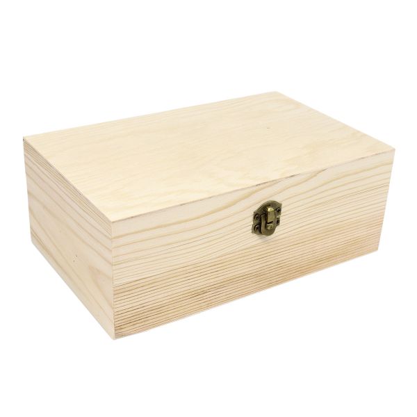 Заготовка для декорирования Шкатулка деревянная, 20х12.5х7.5см