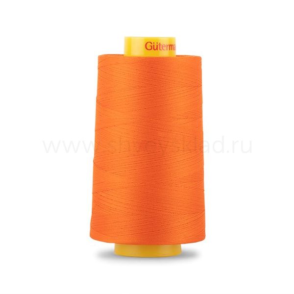 Нитка универсальная Gutermann Mara 120/2, 5000 м, 700185, 351 оранжевый, 1 катушка