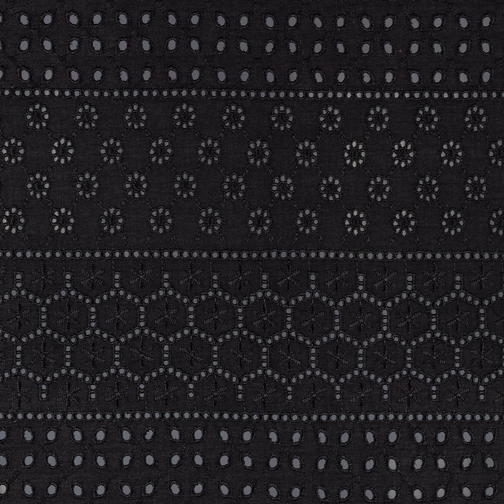 Ткань шитьё (прошва) 285 г/м², 135 см / 10 метров, черный, Gamma YFAS-981-R