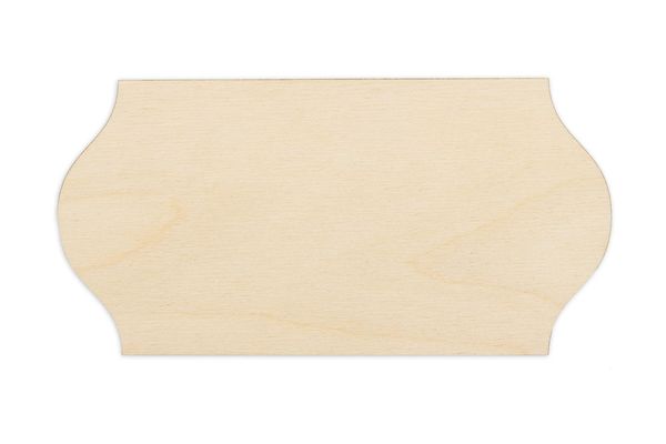 Заготовка из фанеры Панно 10х20х0.3 см, 2 шт, прямоугольное, Mr.Carving, БА-65