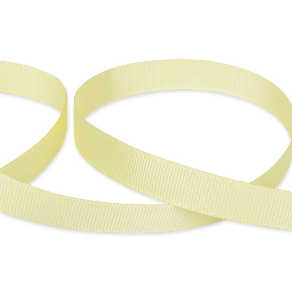 Лента репсовая (в рубчик) 12.0 мм / 45.5 метра, 021 яр.желтый, Gamma GR-12