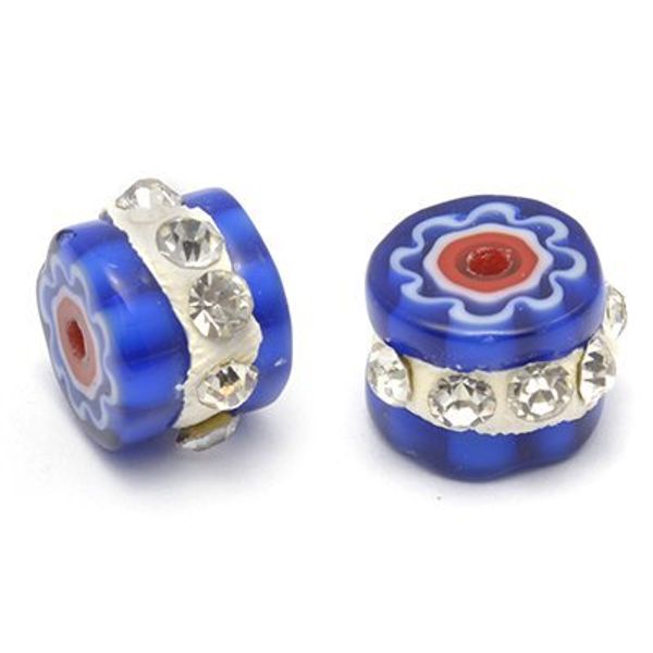 Бусины пластик ⌀10 мм, in ⌀1 мм, цв. 2, 2 шт, Tesoro