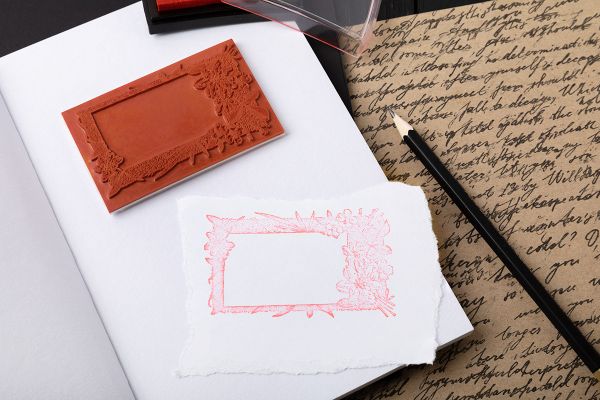 Штамп 5.8х8.4 см, 01 Рамочка с цветами, Mr.Painter TSM-05