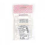 Нитки швейные капроновые 30К капрон цв.белый 200м наб.5 шт