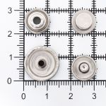 Кнопка Дельта (O-образная) ⌀15/12 мм, ≈72 шт, МЕТАЛЛ, никель, NEW STAR