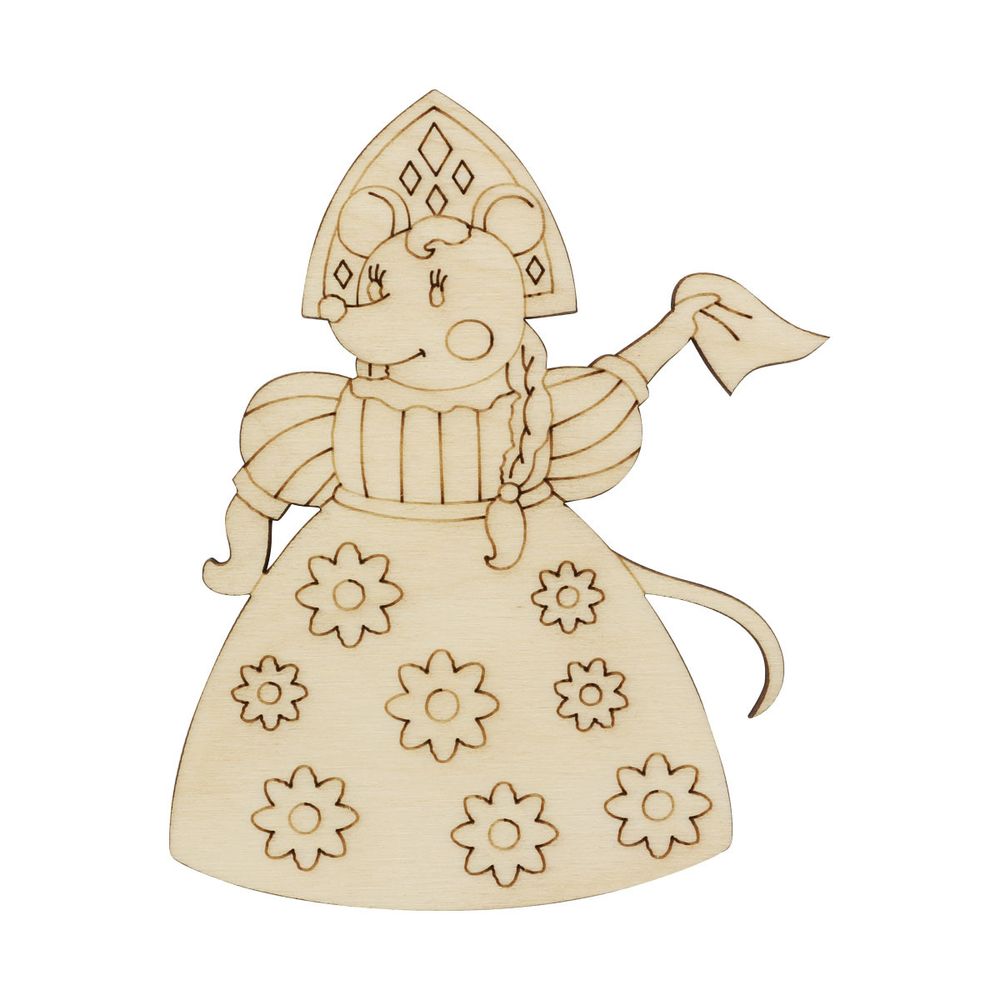 Заготовка для декорирования Барыня-Сударыня 10,5х8,5х0,3см, Астра