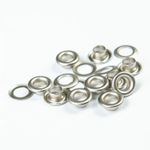 Люверсы металл ⌀_5.0 мм (внутр.), серебро, 100 шт, S090803, BIG