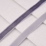 Лента бархатная (тесьма) 09.0 мм / 32.9±2 метров, 0081-1006, 189 серо-голубой