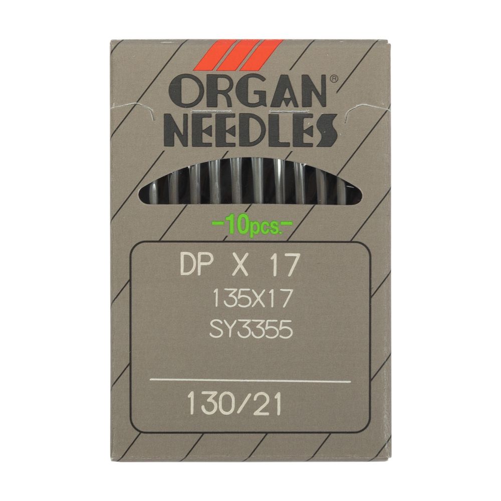 Иглы для промышленных швейных машин Organ DP*17 10 шт, 130