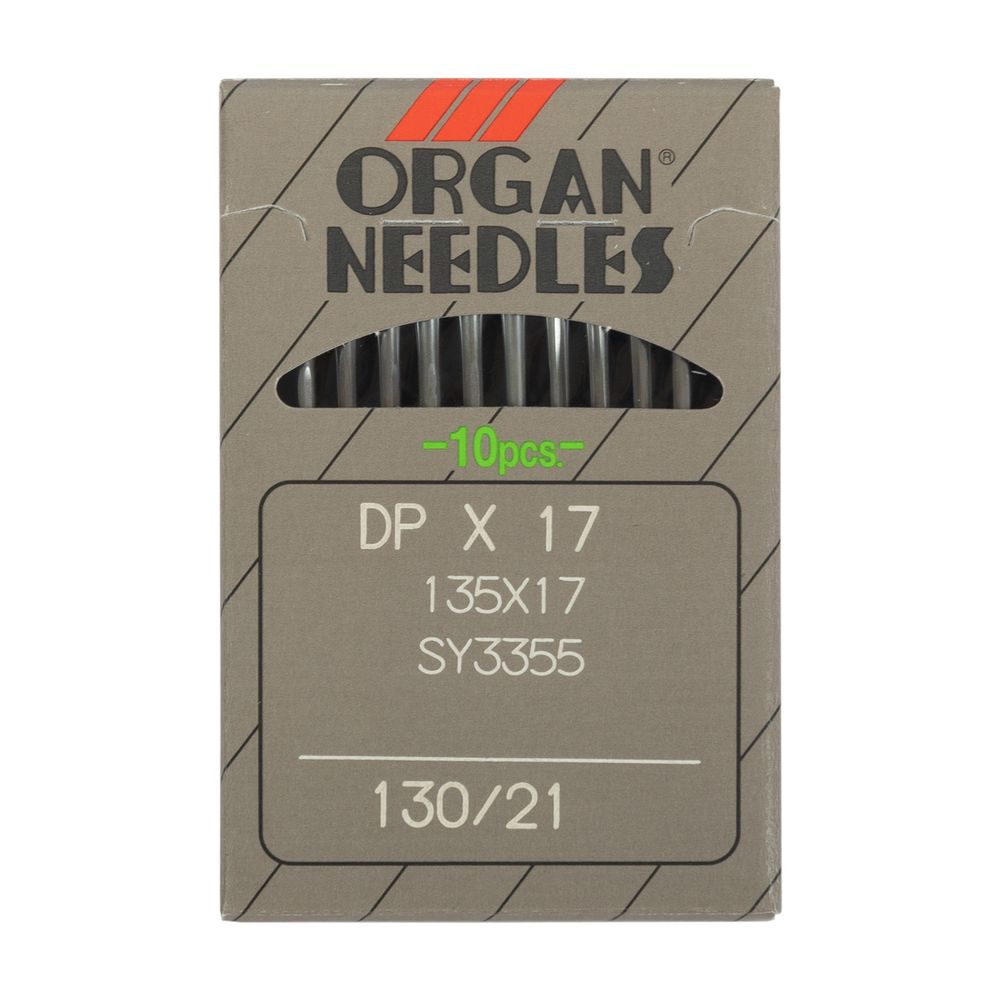 Иглы для промышленных швейных машин Organ DP*17, 10 шт, 130
