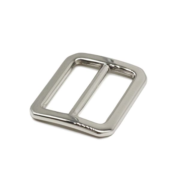 Пряжка регулировочная металл 18 мм. никель, 10 шт, BIG