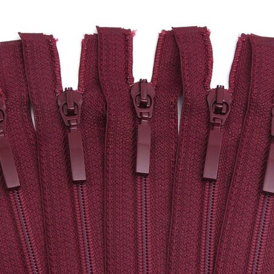 Молния спираль (витая) Arta Т5 (5 мм) 1 зам., разъем., 40 см, цв. 021 бордовый, уп.5 шт