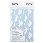 Ткань для пэчворка Peppy Молочные сны фланель, отрез 100х110 см, 175 г/м², МС-19 голубой, Peppy