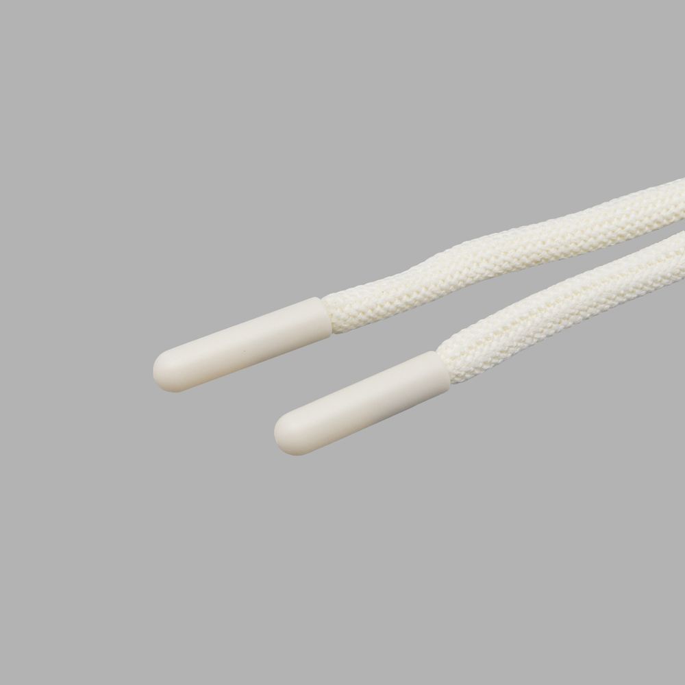 Шнурок декоративный круглый ⌀5.0 мм / 135см, 1 шт, 39 молочный, 3AR2808