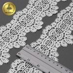 Кружево гипюр (плетёное) 70 мм / 4.5 метра, TBY.SUN.11, цв.белый