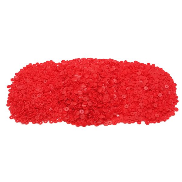 Кнопка рубашечная ⌀12,5/10мм пластик (≈1000 шт) New Star (162 красный)