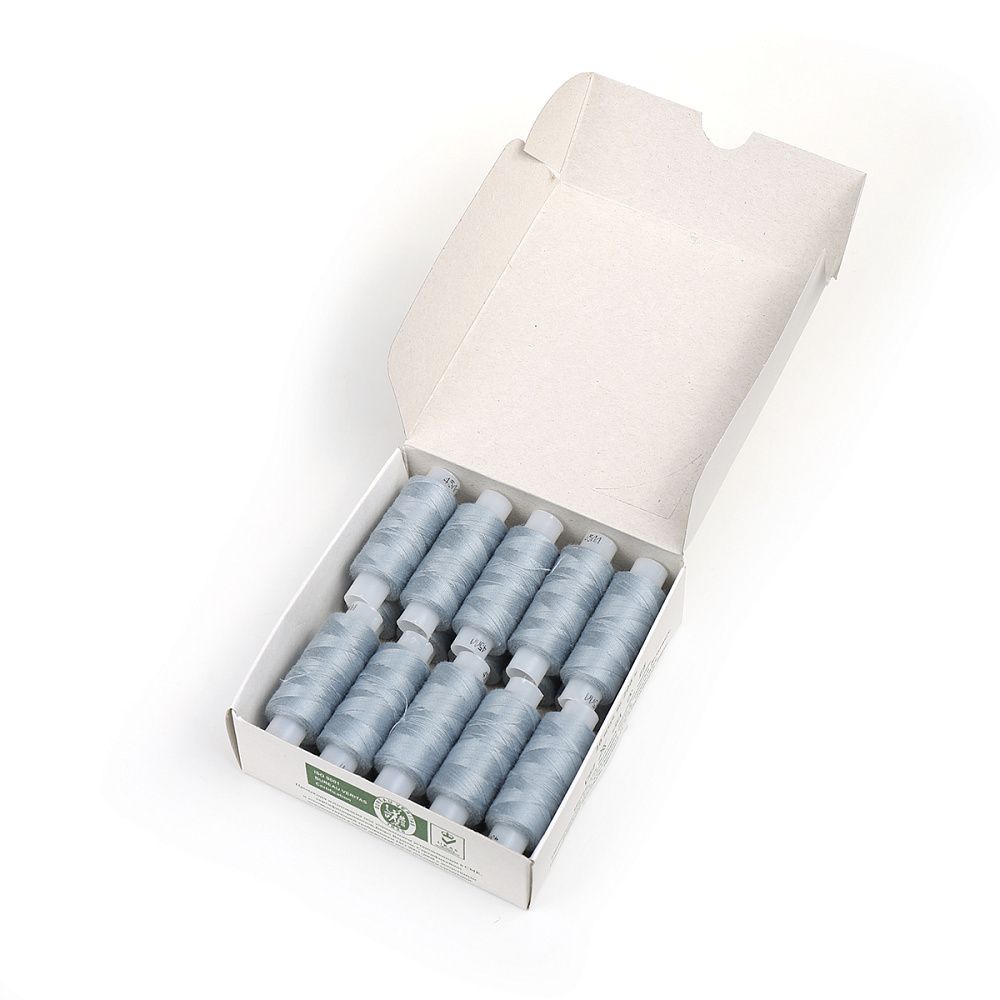 Нитки армированные ПНК им.Кирова 45ЛЛ, бытовые, 200 м / 20 кат., 6302 бл.серый