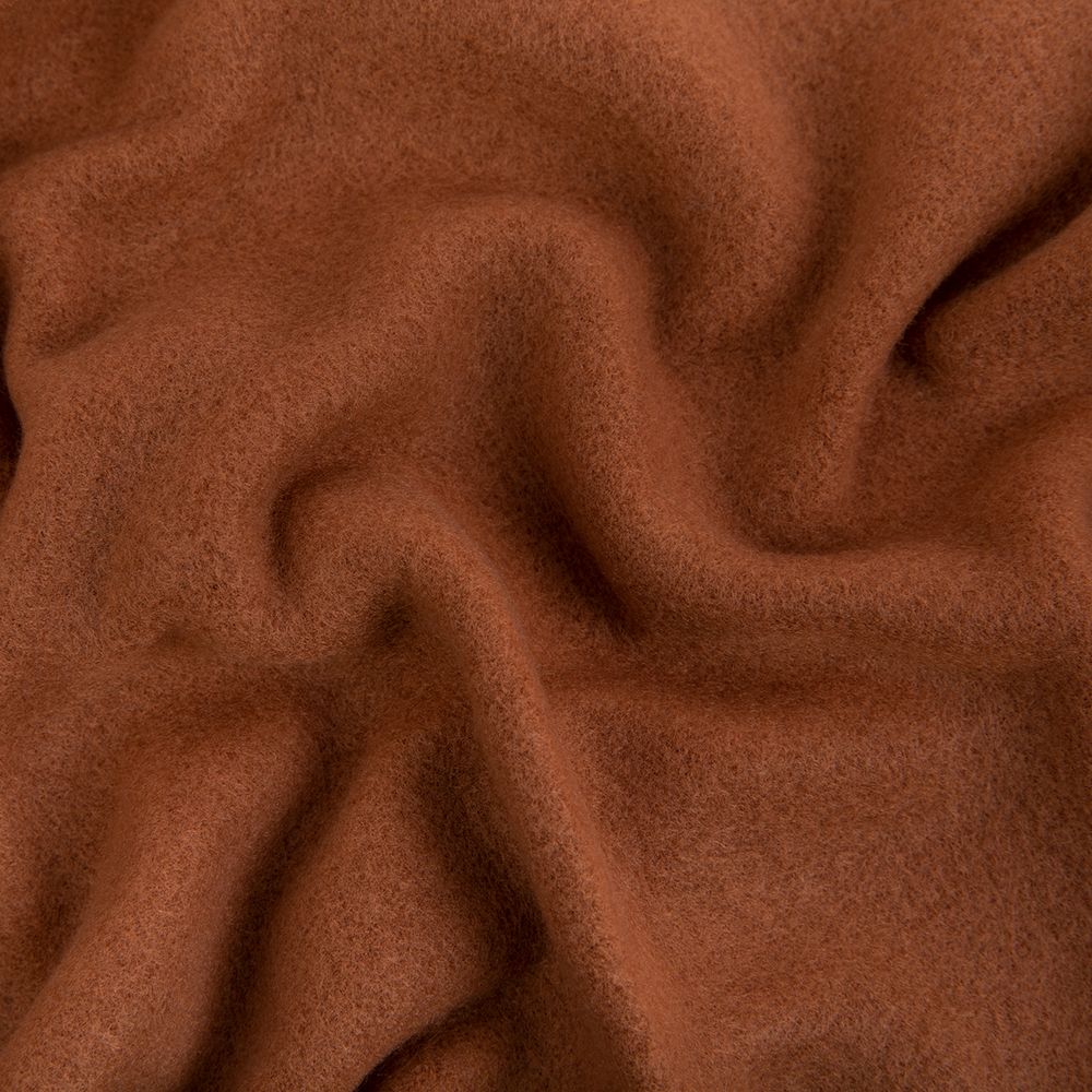 Флис 2-сторонний 280 г/м², 150х160±5 см, коричневый/brown, Gamma FG-005N