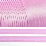 Косая бейка атласная 15 мм / 132±1 метра, BS, 597636, цв.F165 св.сиреневый