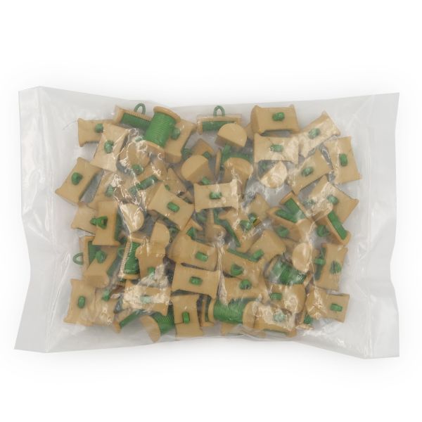 Пуговицы детские Катушка, 21 мм (267/235) 48258, 72 шт