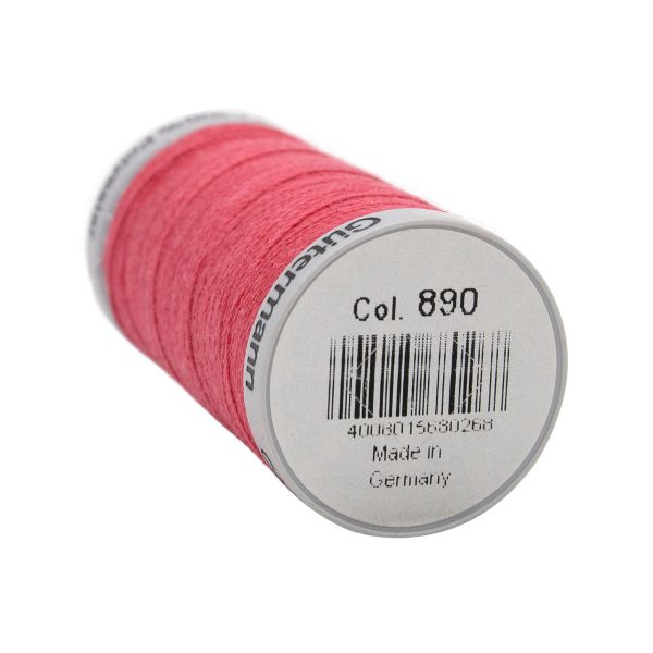 Нитки суперкрепкие Gutermann Extra Strong M782, 100м, 890 т.пурпурно-розовый, 5 катушек