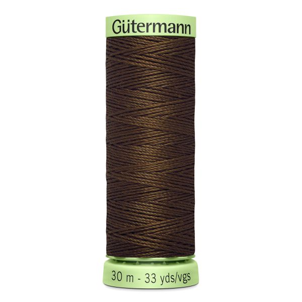 Нитки отделочные Gutermann Top Stitch, 30м, 406 шоколад, 5 катушек