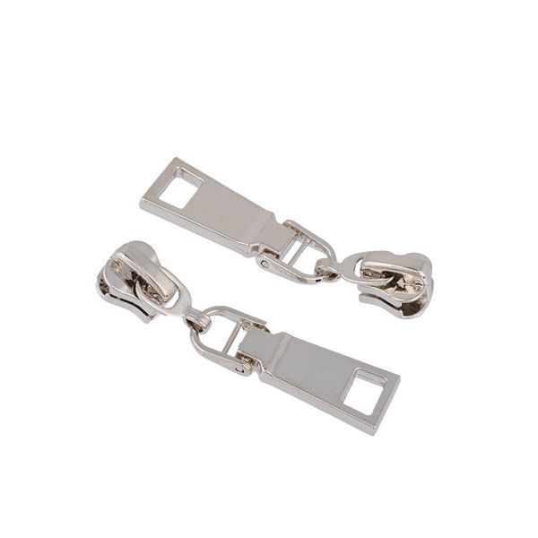 Слайдер (замок) для молнии трактор Т5 (5 мм), F23 цв.1 никель уп.500 шт